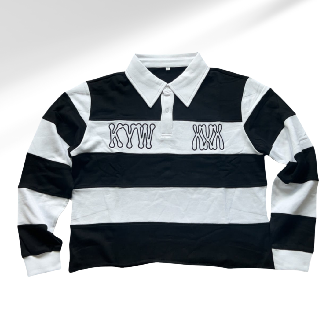 Black & White KYW Rugby TShirt