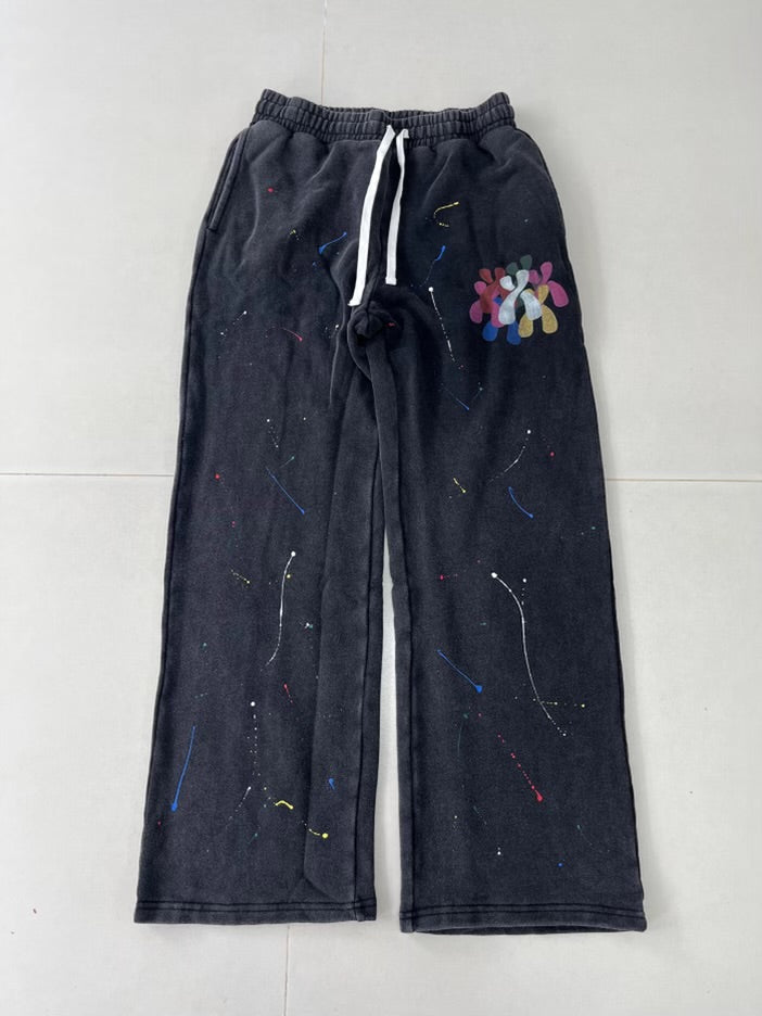 Black Chromosome Sweatpants