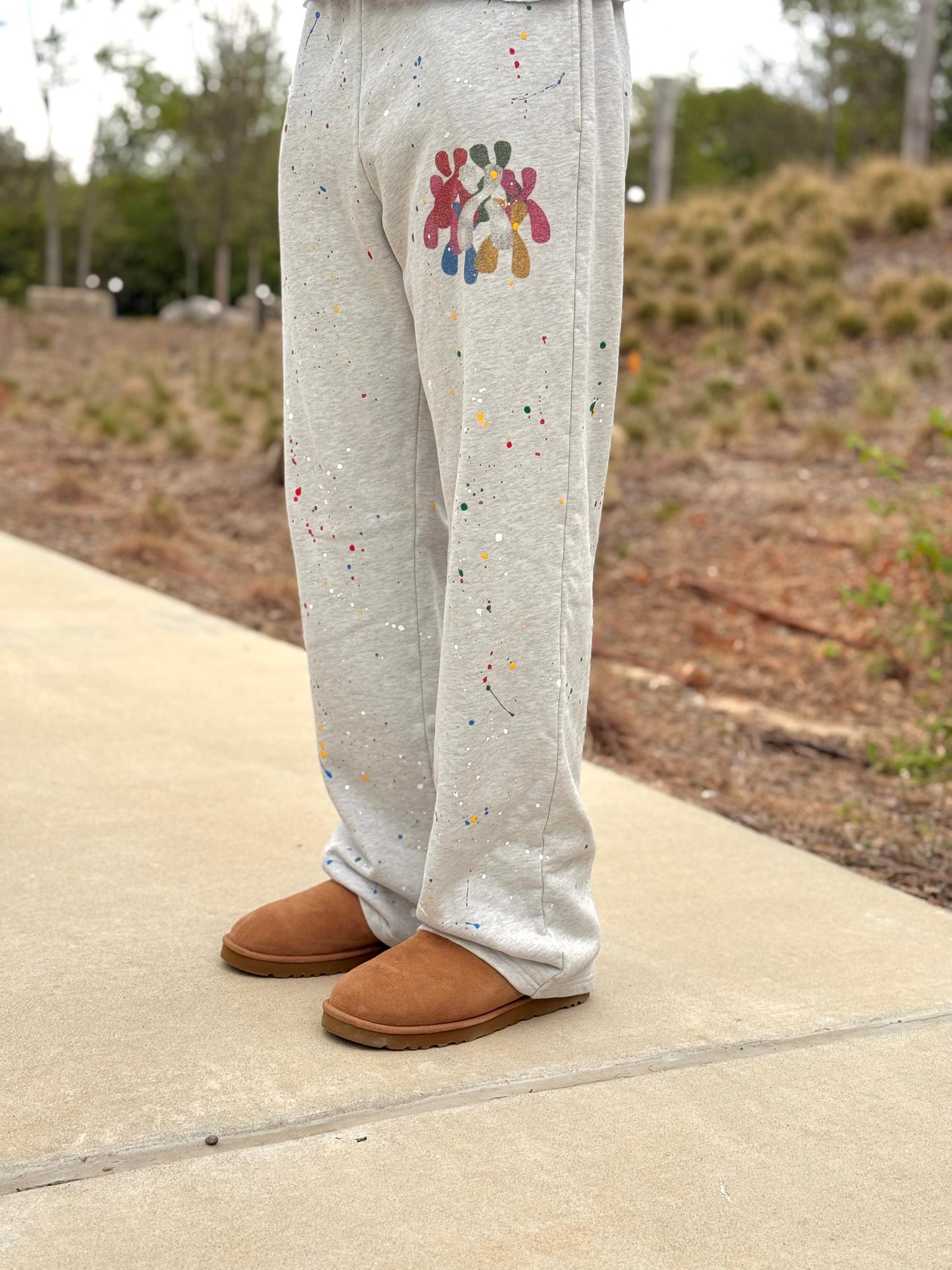 Grey Chromosome Sweatpants