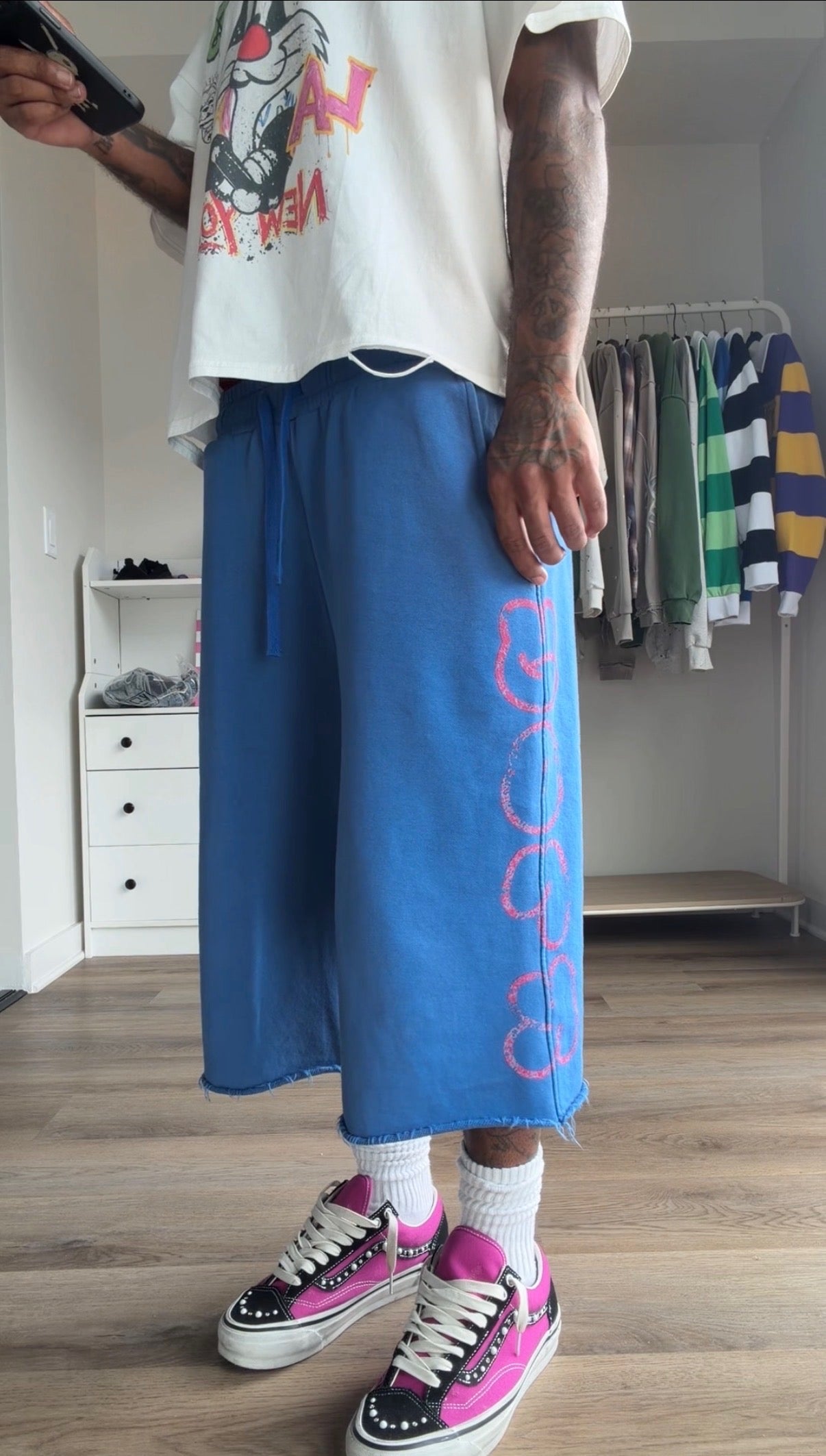 Blue York 3/4 Shorts