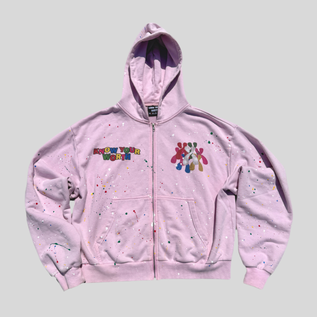 Pink Chromosome Zipup