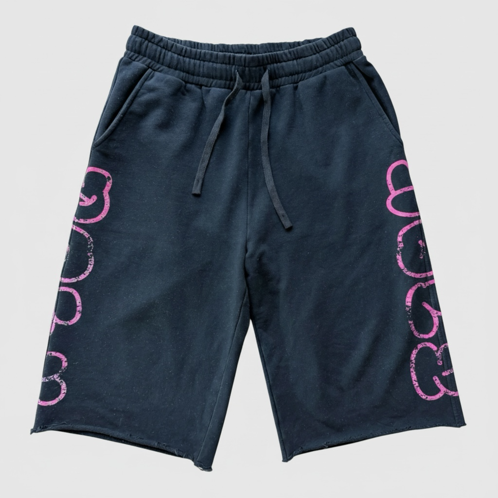Black York 3/4 Shorts