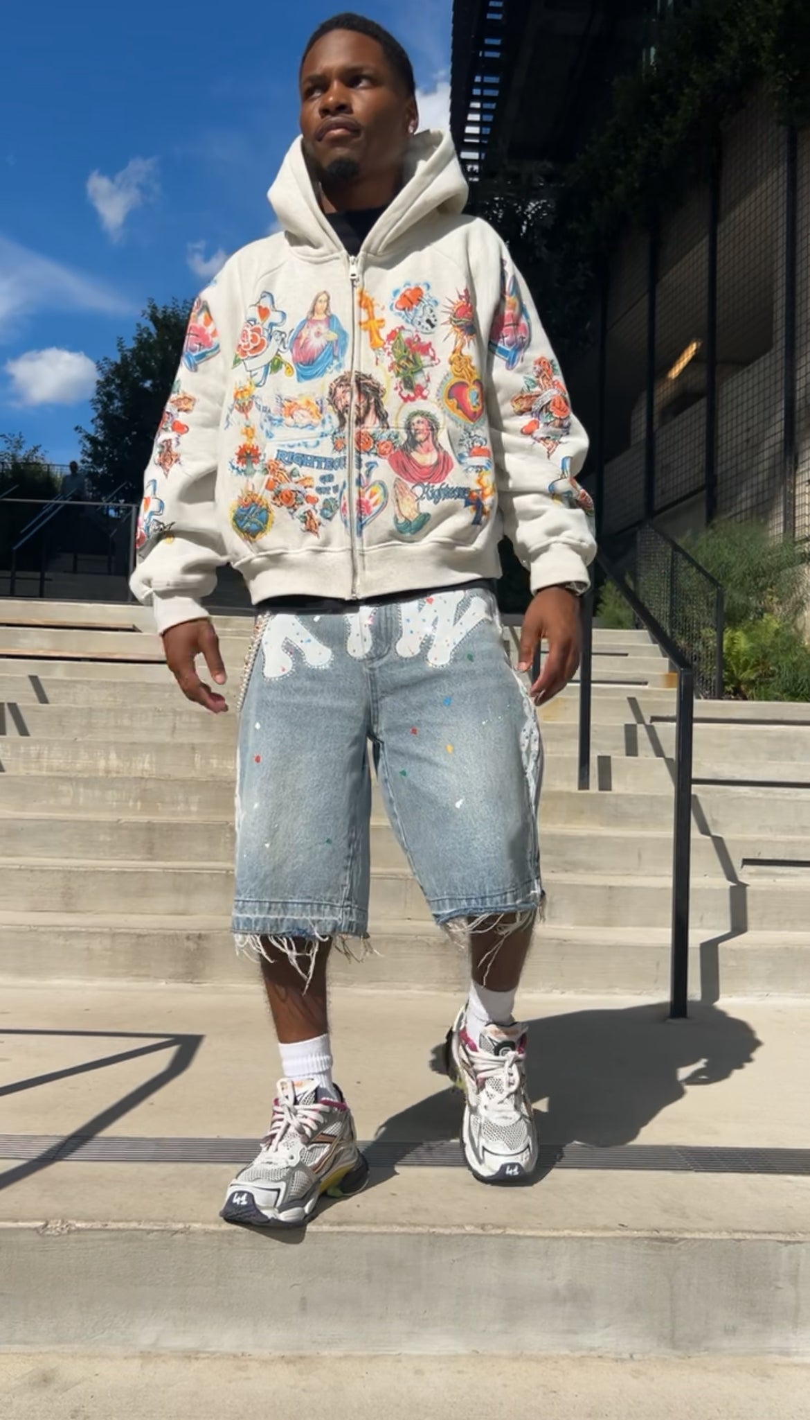 Blue KYW Chromosome Jorts