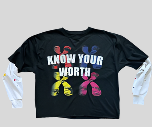 Know Your Worth Double Layer Longsleeve