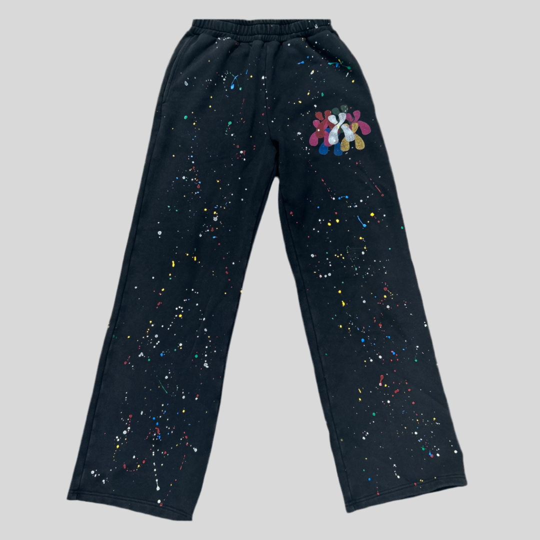 Black Chromosome Sweatpants