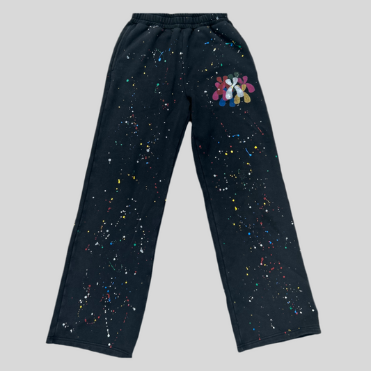 Black Chromosome Sweatpants