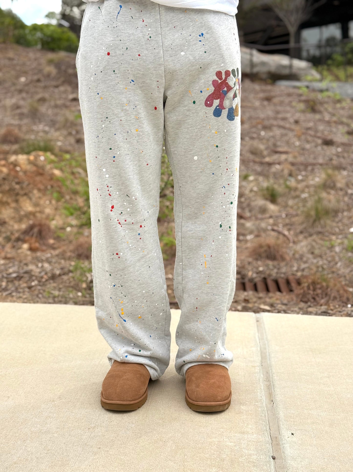 Grey Chromosome Sweatpants