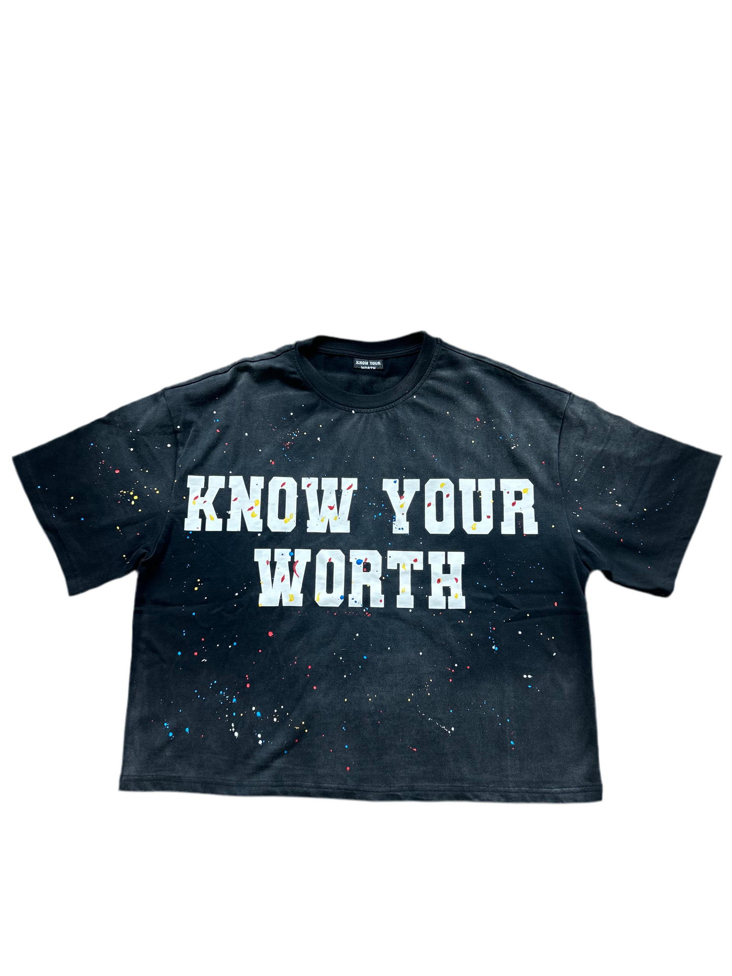Black Know Your Worth Tshirt