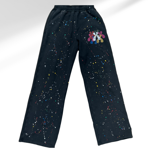 Black Chromosome Sweatpants