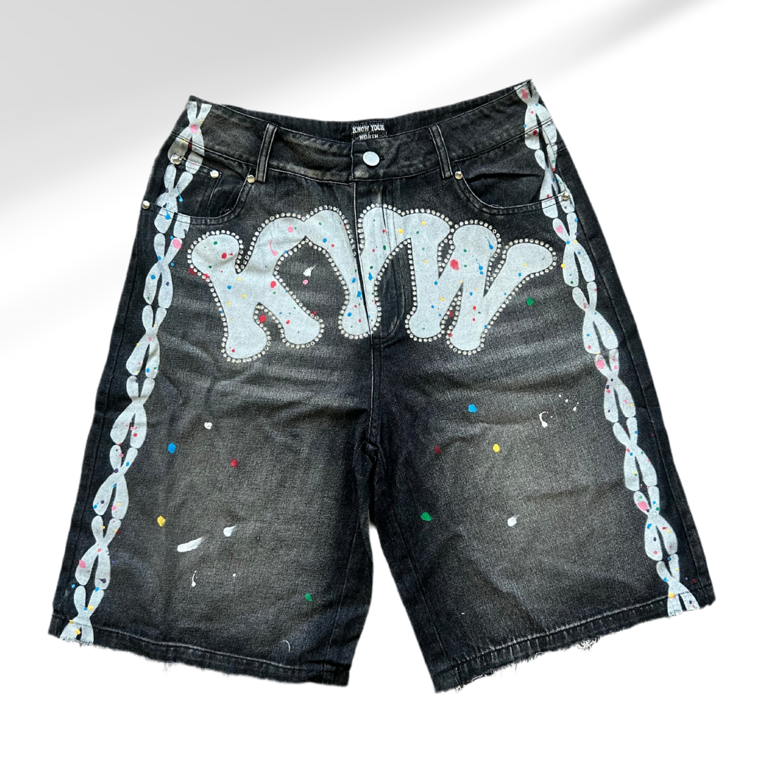 Black KYW Chromosome Jorts